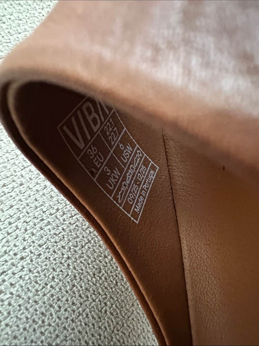 VIBAe SAINT TROPEZ LEATHER SLIDES SANDALS IN BROWN SIZE 36 - Picture 5 of 10